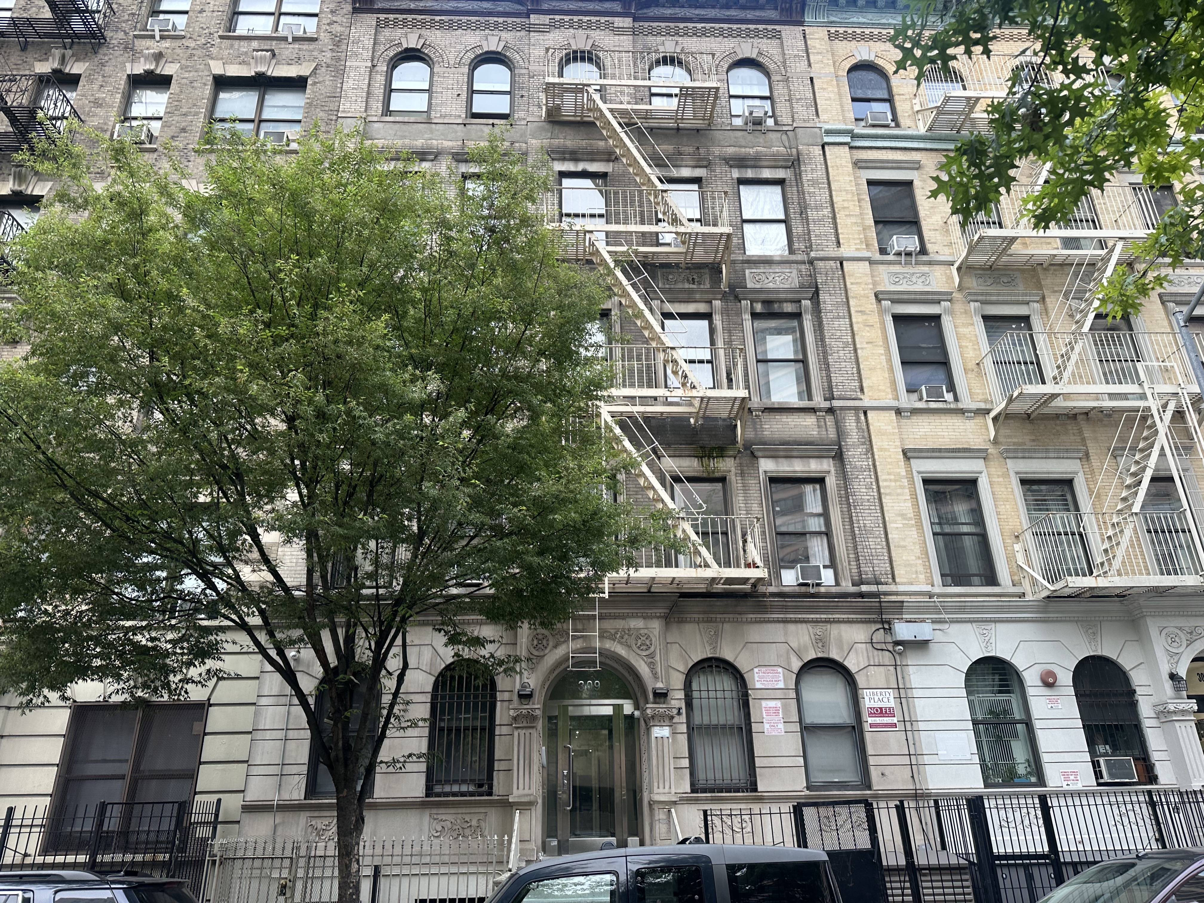 Exterior of 309 West 111th Street