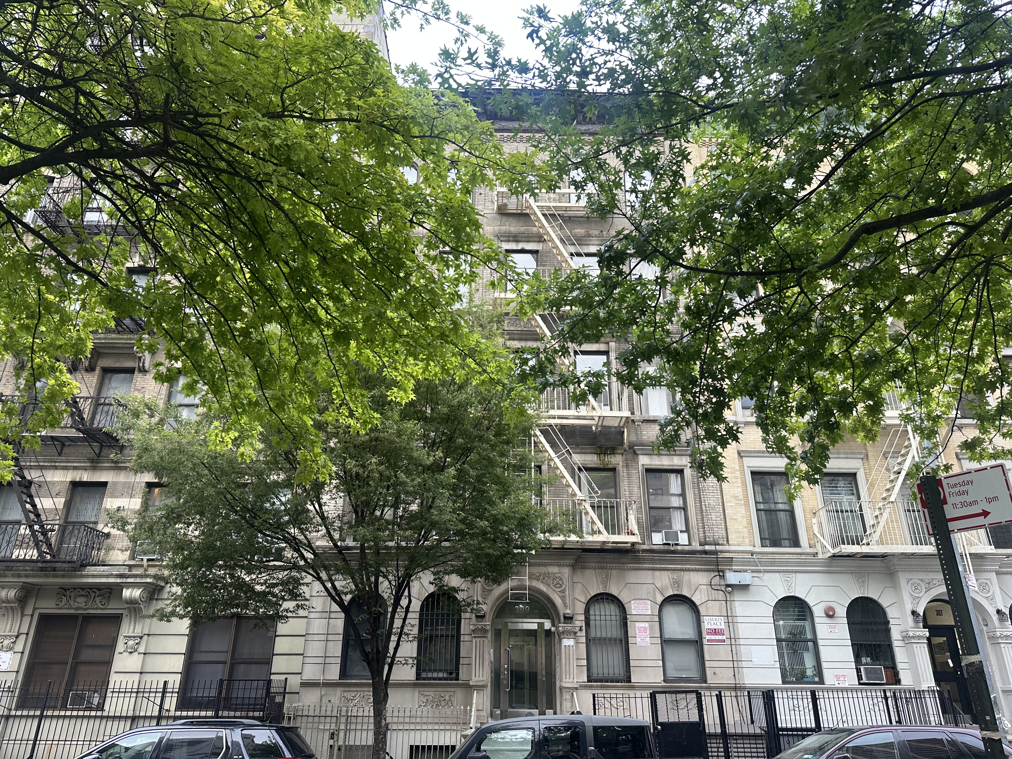 Building facade at 309 West 111th Street
